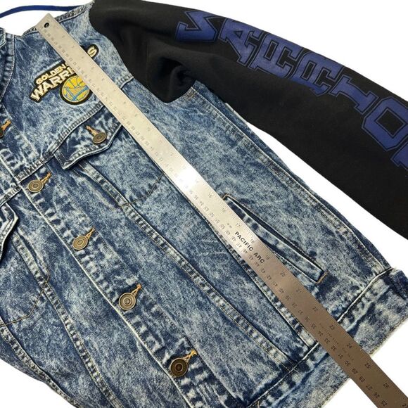 Golden State Warriors Jean Hooded Jacket - Picture 10 of 11